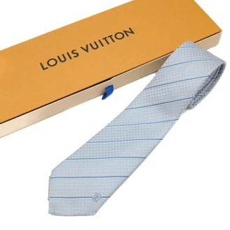 Louis Vuitton Vintage, unisex, Grijs, ONE Size, Pre-owned Cravat