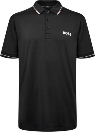 HUGO BOSS Striped Collar Slim-Fit Polo Shirt, Size Small