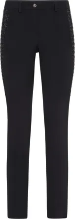 Philipp Plein Long Trousers Crystal
