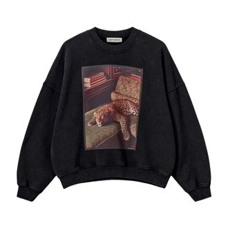 Sofie Schnoor Elisw Sweatshirt - Dames - Sweatshirts - Zwart - M - Katoen - Hoodies & sweatvesten