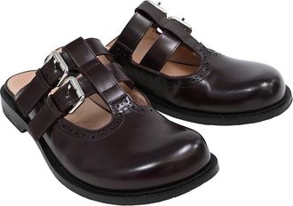 Loewe Womens Leather Campo Mary Jane Mule (Authentic Pre-Loved)