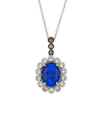 Le Vian Tanzanite 14K Two-Tone 1.89 Ct. Tw. Diamond & Tanzanite Pendant Necklace