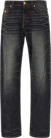 Versace Medusa Biggie Regular-Fit Jeans - Heren - Regular Fit Jeans - Zwart - W32 - Katoen - Jeans