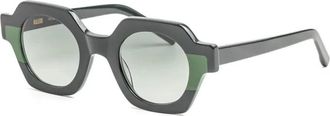 Kaleos Northcutt 003 Zonnebrillen - Dames - Zonnebrillen - Groen - 47 MM - Accessoires