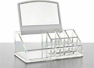 Trade Shop Trade Shop - Espositore Organizer Porta Trucco Box Portagioie Cosmetici Con Specchio