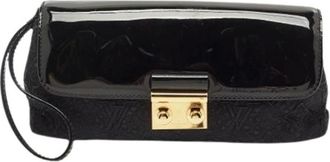 Louis Vuitton Pre-owned Clutches, female, Black, Size: ONE SIZE Pre-owned Nylon Clutch