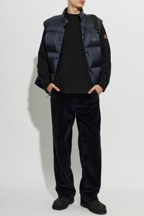 Moncler Reversible Vest, Mens, Navy Blue