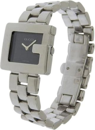 Gucci Pre-owned Watches, female, Black, Size: ONE SIZE Pre-owned Vintage Stainless Steel Watch