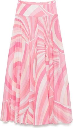 Pucci Gonna con stampa Iride - Rosa