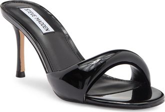 Steve Madden Penny Sandal in Black Patent at Nordstrom Rack, Size 7.5