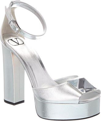 Valentino Vlogo One Stud Leather Pump