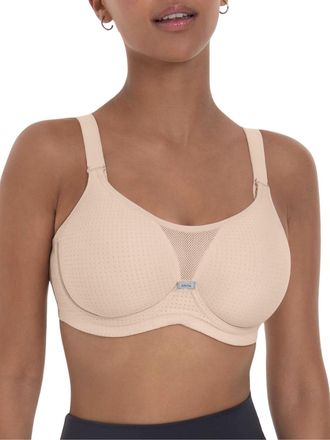 Anita Womens Performance WireX Sports Bra - Pink Polyamide - Size 34E
