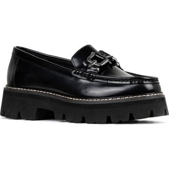 Donald J Pliner Marvel Platform Bit Loafer in Black at Nordstrom Rack, Size 9.5