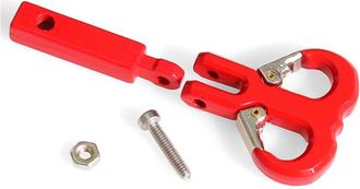 OEM Adecuado Para 2 Enganches De Remolque Met&aacute;licos Con Forma De Cuerno De Cabra, Para Modelos De Veh&iacute;culos Todoterreno Teledirigidos A Escala 1/10 Scx10 