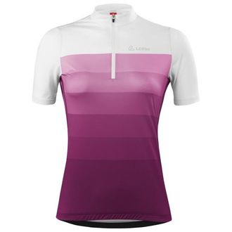 LOEFFLER Bike Jersey Half-Zip Rainbow Mid Velotrikot f&uuml;r Damen | lila