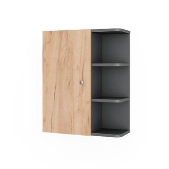 Vicco Armario De Pared Fynn, Antracita, 47.2 X 59.2 Cm, Vicco