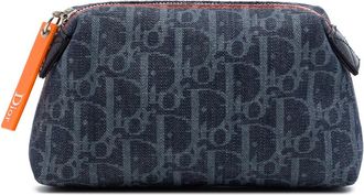 Dior Pre-owned Dior Diorissimo Trotter Denim Flight Cosmetic Pouch Ladies NOR4UN84YTNH531O