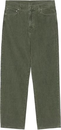 Carhartt Work in Progress Aaron Pant - Heren - Loose Fit Jeans - Groen - W30 - Katoen - Jeans