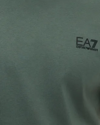 Emporio Armani Mens T-Shirt Pima Core Identity Cilantro Cotton T-Shirts And Polos