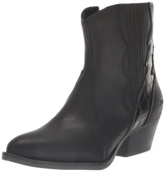 Blowfish Womens Spangle Western Boot, Blck Local Sheriff/Gator Dots, 5 UK