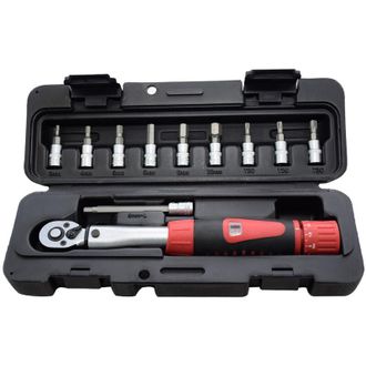 OEM Juego De 11 Llaves Dinamom&eacute;tricas Mec&aacute;nicas Preajustadas Para Bicicletas (csc-24s Rojo)
