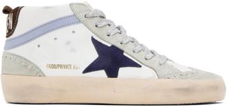 GOLDEN GOOSE フリタニ フリツ ワイトレック トラウサ Golden Goose メンズスターダンレザーリースアップスニーカー