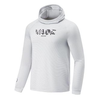 Li-Ning Way Of Wade Logo Training Hoodie Halo Grey AWDT917-2