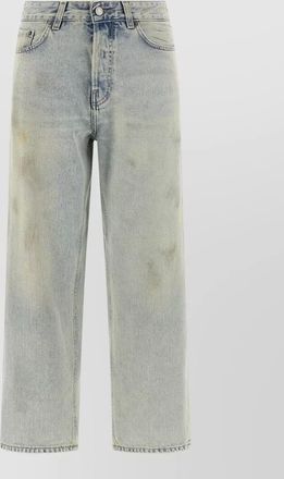 Haikure betty denim trousers faded wash design