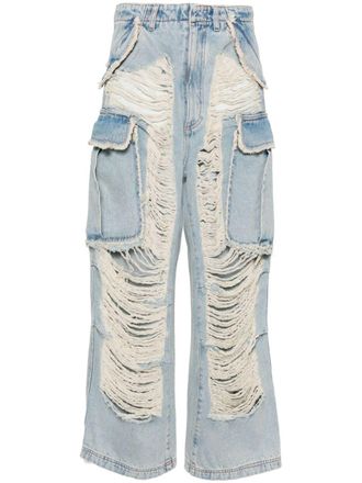Darkpark Jeans Vivi a gamba ampia - Blu