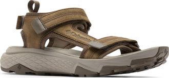 Columbia mens Peakfreak Rush Sandal Lea, Mud/Kettle, 11
