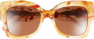 Chlo&eacute; Square Sunglasses in Bronze Bronze Brown at Nordstrom Rack