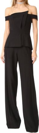 Black Halo La Reina Jumpsuit In Black