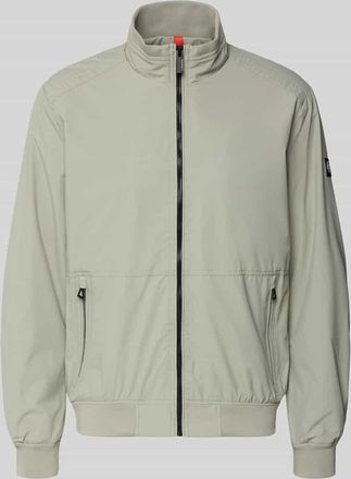 Lerros Regular Fit Jacke mit Stehkragen in Khaki, Gr&ouml;&szlig;e XXL