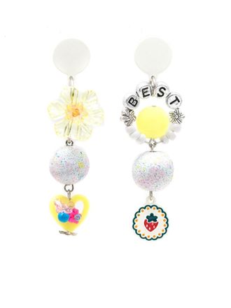 Amir Slama charm-detail drop earrings - Multicolour