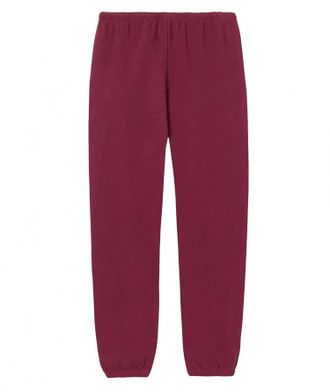 perfectwhitetee Womens Johnny French Terry Jogger In Dark Burgundy