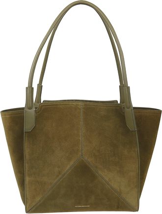 Victoria Beckham Small Victoria Suede Finish Tote Bag