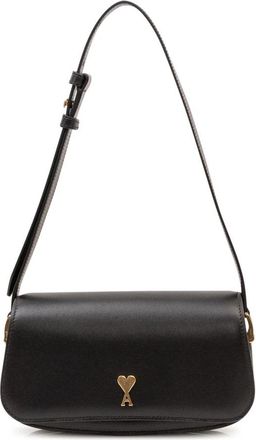 Ami Paris Paris Schoudertas - Dames - Schoudertassen - Zwart - ONE Size - Leer - Tassen