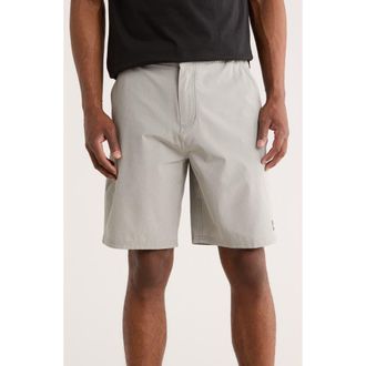 Quiksilver Waterman Suva Amphibian Hybrid Shorts in Light Grey Heather at Nordstrom Rack, Size Large