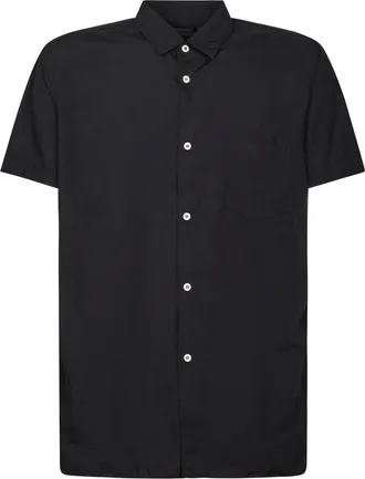 Comme Des Gar&ccedil;ons Short-Sleeved Casual Shirt with Classic Collar