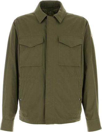 Moncler Green Shirt Collar Jacket