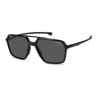 Carrera Carduc 042 Double Bridge Square Zonnebril - Heren - Zonnebrillen - Zwart - 55 MM - Accessoires