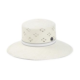 Maison Michel Hats, unisex, Beige, Size: S Brisa Hat