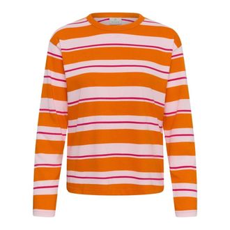 Kaffe Lange mouwen tops - Dames - Tops - Oranje - Maat: XL