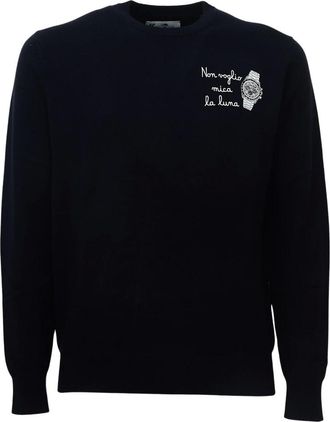 MC2 Saint Barth Maglione Girocollo Heron Light - - Knitwear - Uomo - Blu - S