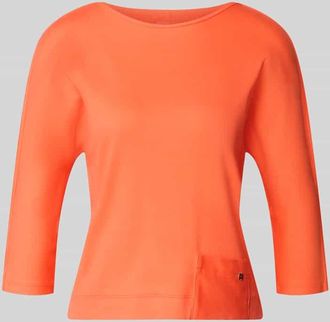 Marc Cain T-Shirt mit 3/4-Arm in Koralle, Gr&ouml;&szlig;e 34