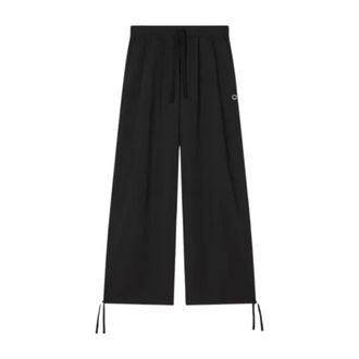 Kenzo Wide Trousers, female, Black, Size: M Wide Trousers