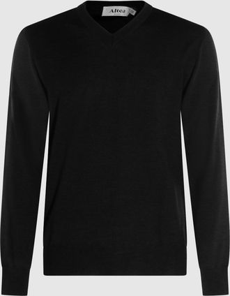 Altea Black Wool Knitwear