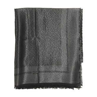 Elisabetta Franchi Scarves, female, Black, Size: ONE SIZE Sciarpa