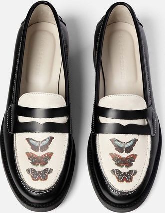 Duke + Dexter Duke + Dexter, Womens Wilde Butterfly Penny Loafer - Womens, Size 3