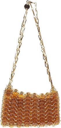 Paco Rabanne 1969 Nano Avondtas - Dames - Schoudertassen - Bruin - ONE Size - Tassen